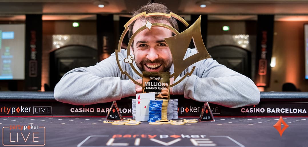 Christian Rudolph Takes Down the partypoker MILLIONS Online High Roller After a Two-Way Split