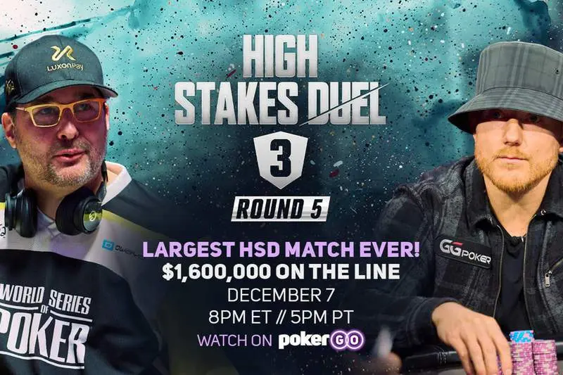 Phil Hellmuth and Jason Koon Will Play Heads-Up For $1.6 Million On Dec. 7