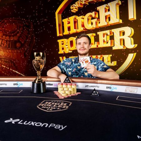 Roman Hrabec’s Incredible Year Continues with Victory in Super High Roller Series Event #1