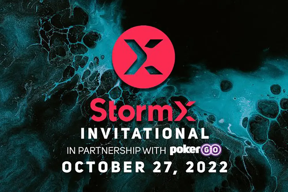 PokerGO Announces Second StormX Invitational Poker Tournament