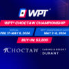 WPT Choctaw Championship Features a $2M GTD Prize Pool