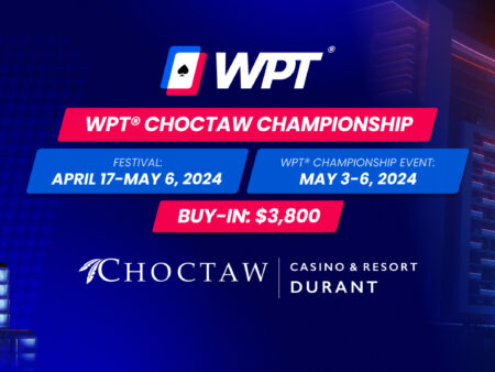 WPT Choctaw Championship Features a $2M GTD Prize Pool