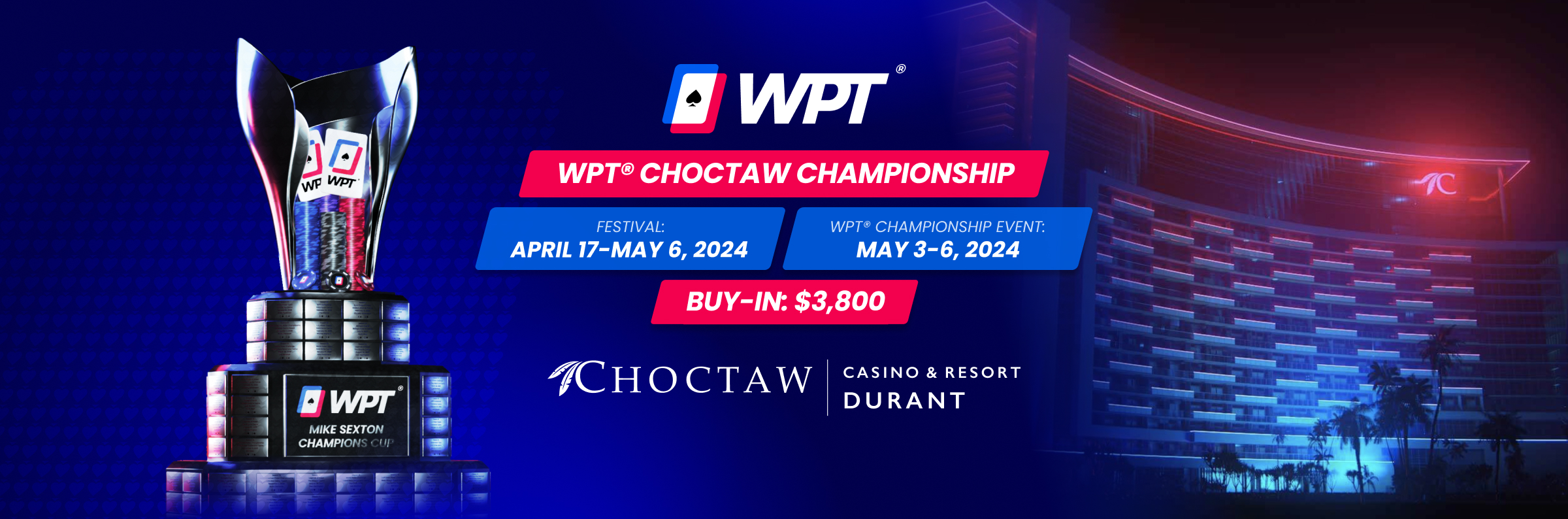 WPT Choctaw Championship Features A 2M GTD Prize Pool PokerPro   Wpt Choctaw 2024 Banner 