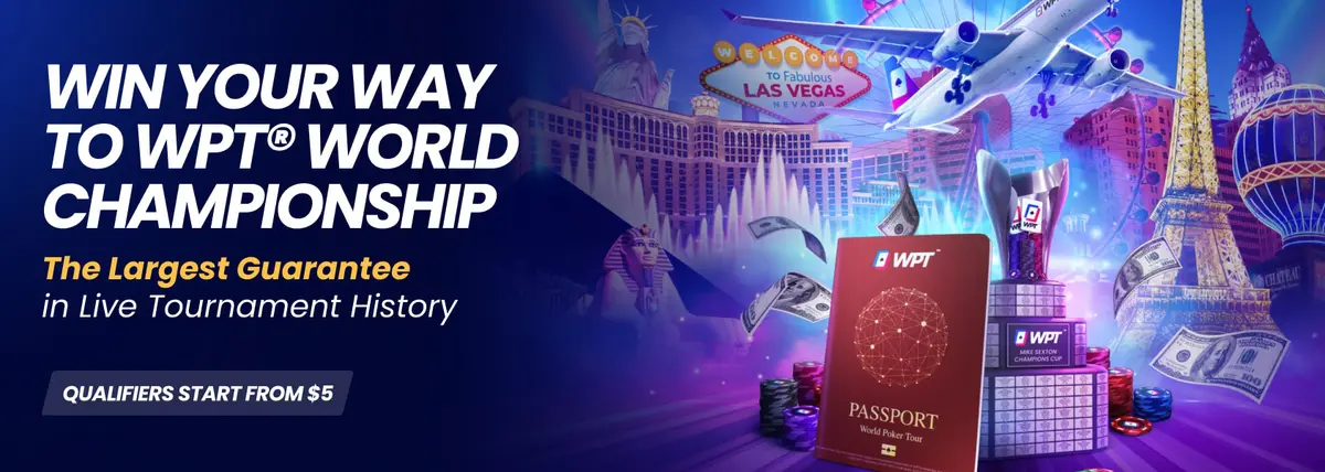 Grab FREE Tickets and Generous Welcome Bonus at WPT Global