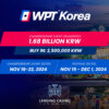 WPT Korea Returns to Jeju in November with $1.25M Guarantee