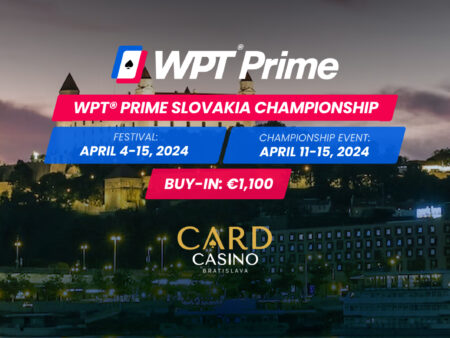 World Poker Tour Heads to Bratislava for WPT Prime Slovakia Festival