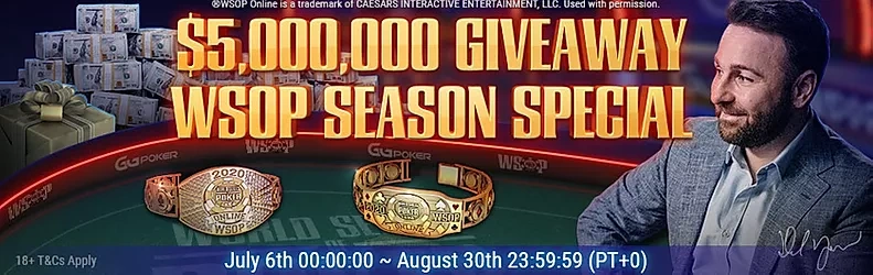The biggest WSOP Online Series coming in July