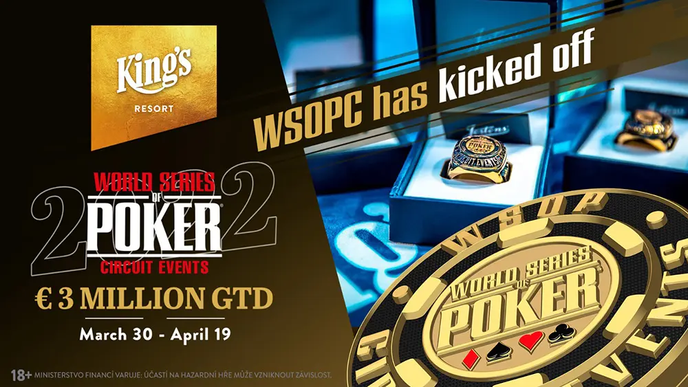 The WSOPC Spring Edition Has Kicked Off in Kings Casino Rozvadov