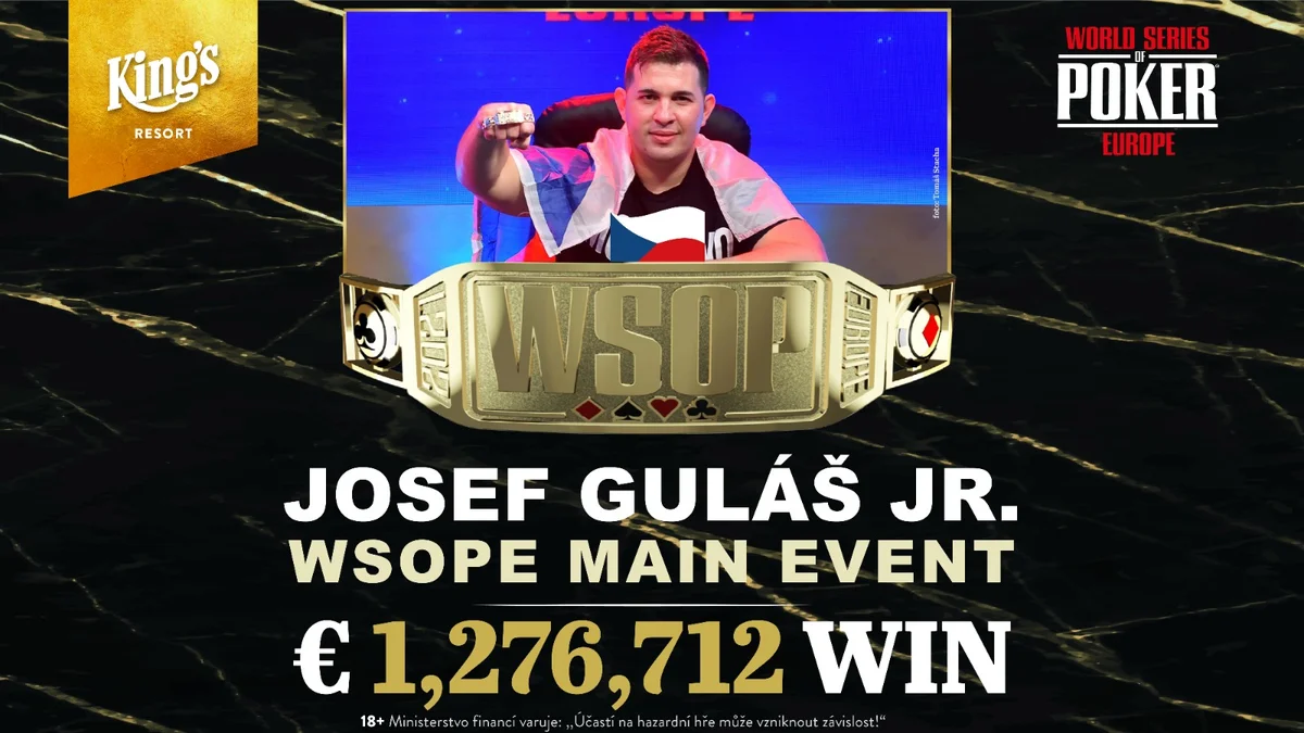 Josef Gulas Jr. Takes Down The Biggest Ever WSOPE Main Event