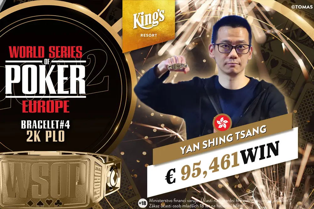 World Series of Poker Europe in a Full Swing; Four Bracelet Winners